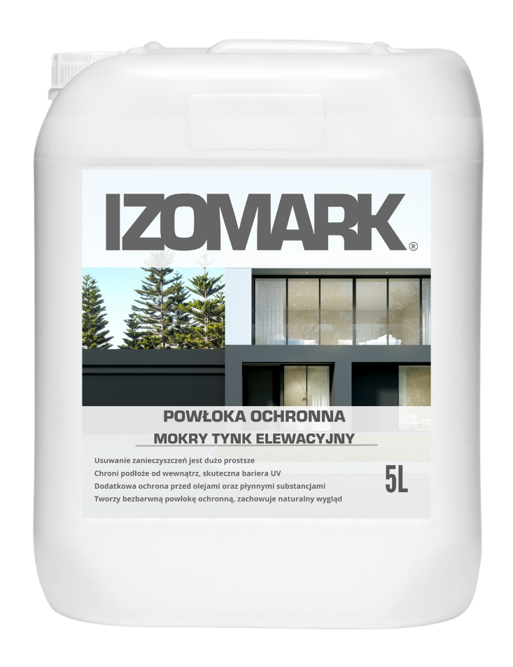 IZOMARK protective coating wet facade plaster