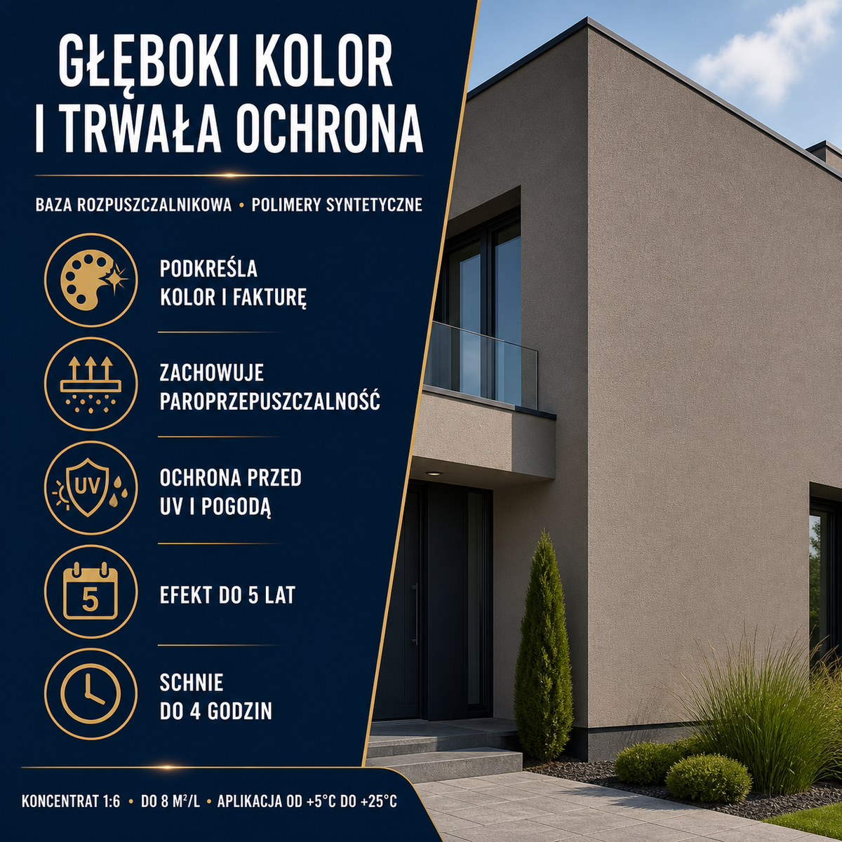 IZOMARK protective coating wet facade plaster
