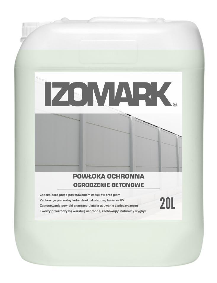 IZOMARK protective coating concrete fence