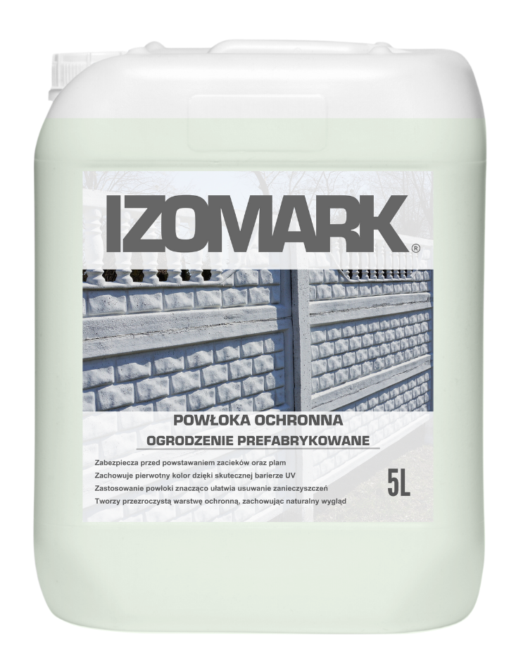IZOMARK protective coating prefabricated fence