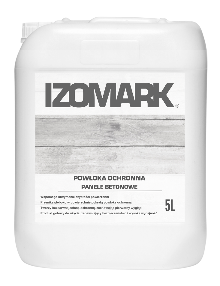 IZOMARK protective coating concrete panels