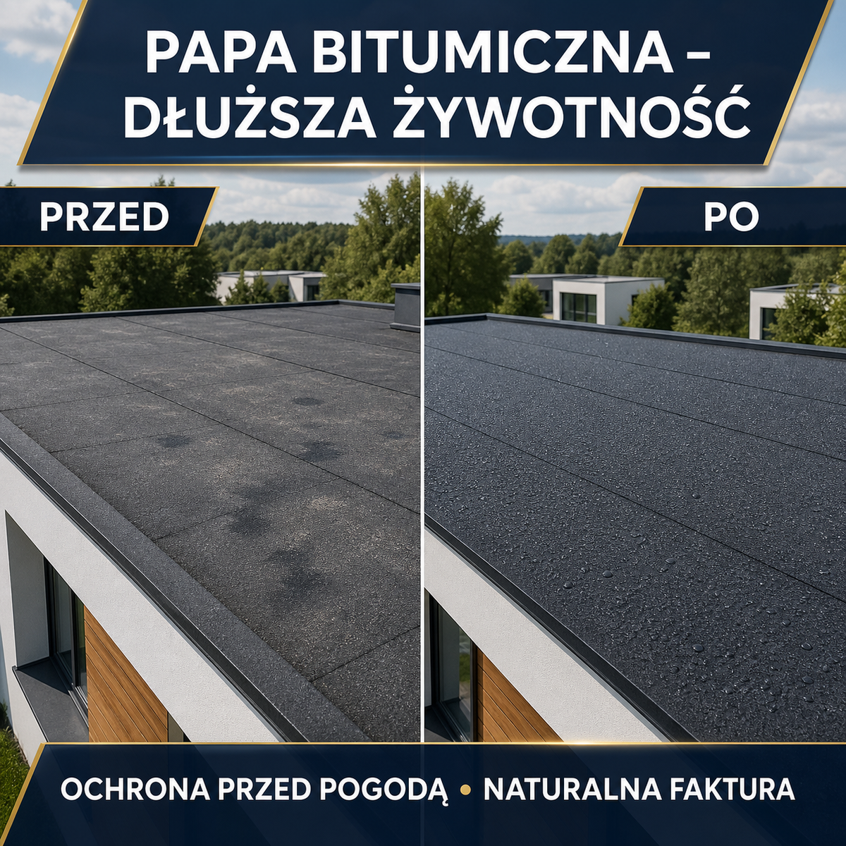 IZOMARK protective coating bituminous roofing