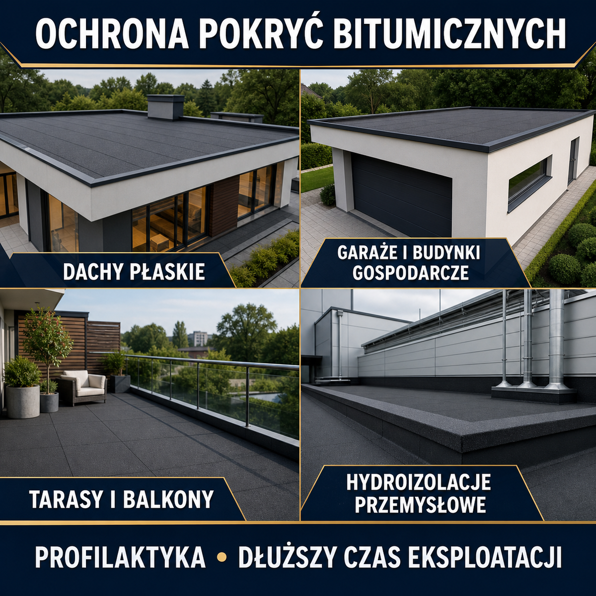 IZOMARK protective coating bituminous roofing