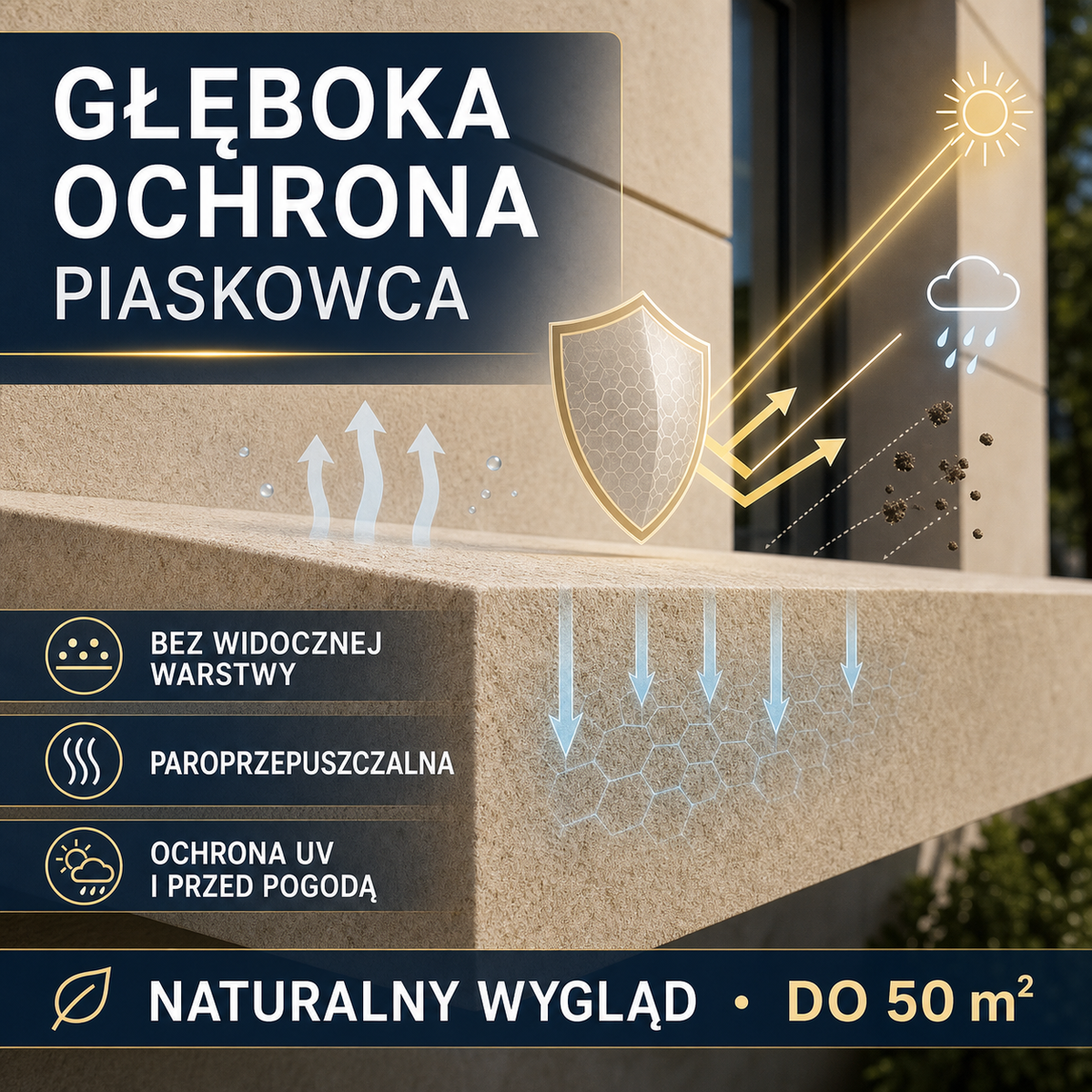 IZOMARK protective coating sandstone