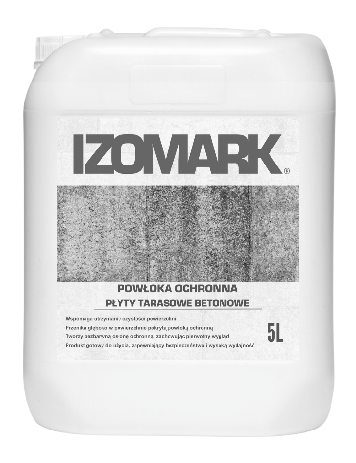 IZOMARK protective coating concrete patio tiles