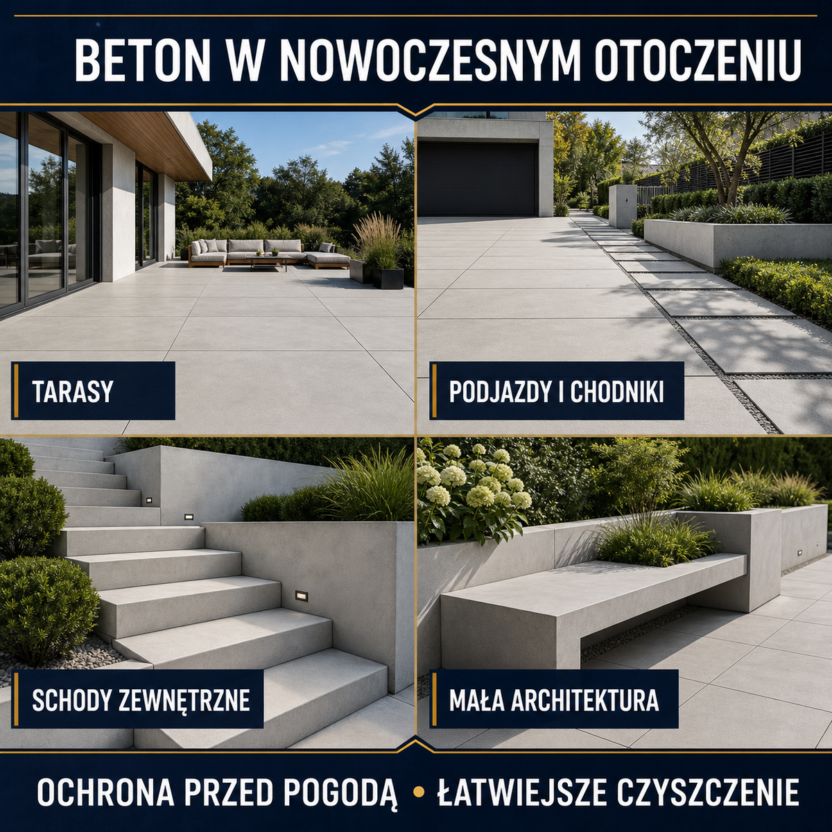 IZOMARK protective coating concrete patio tiles