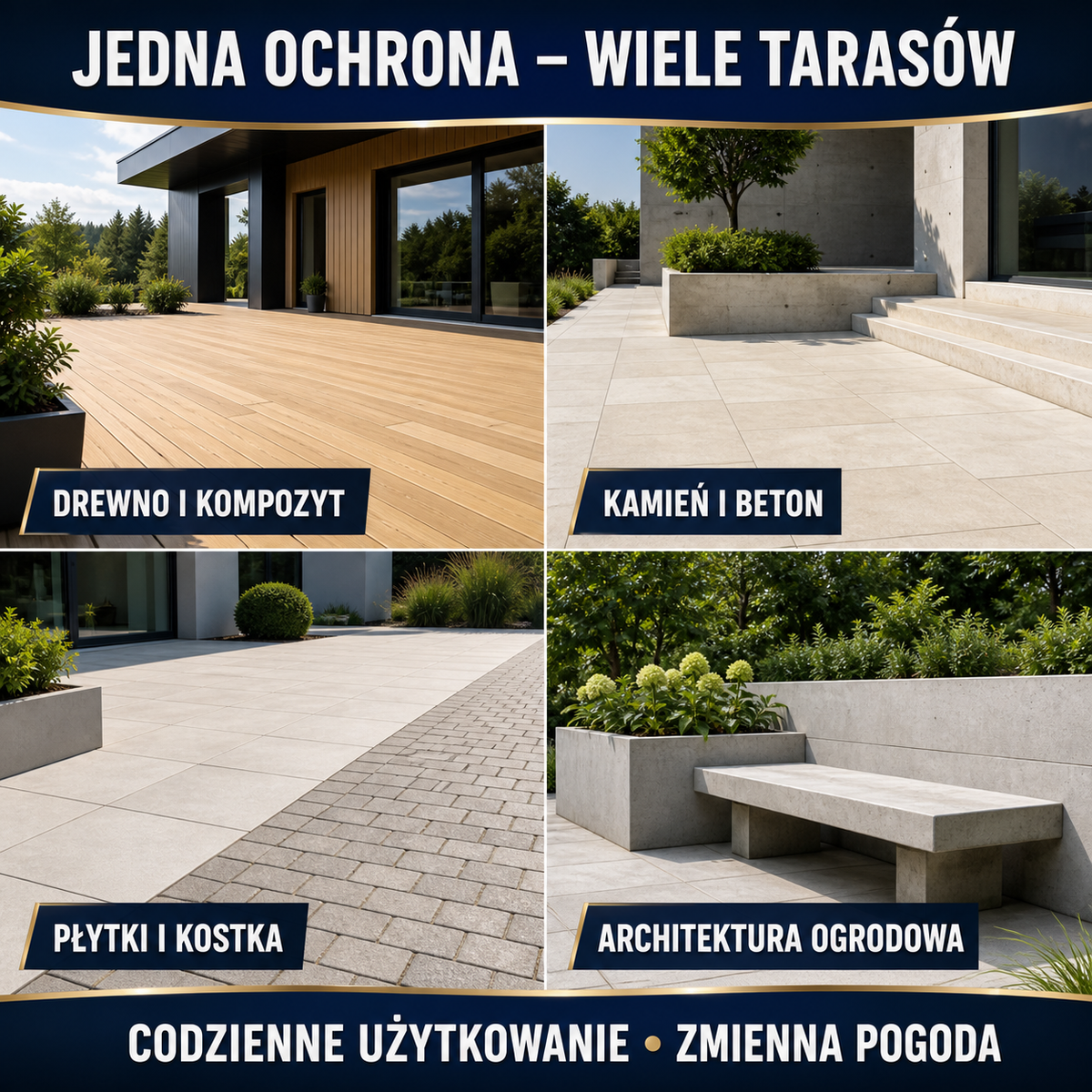 IZOMARK protective coating terrace