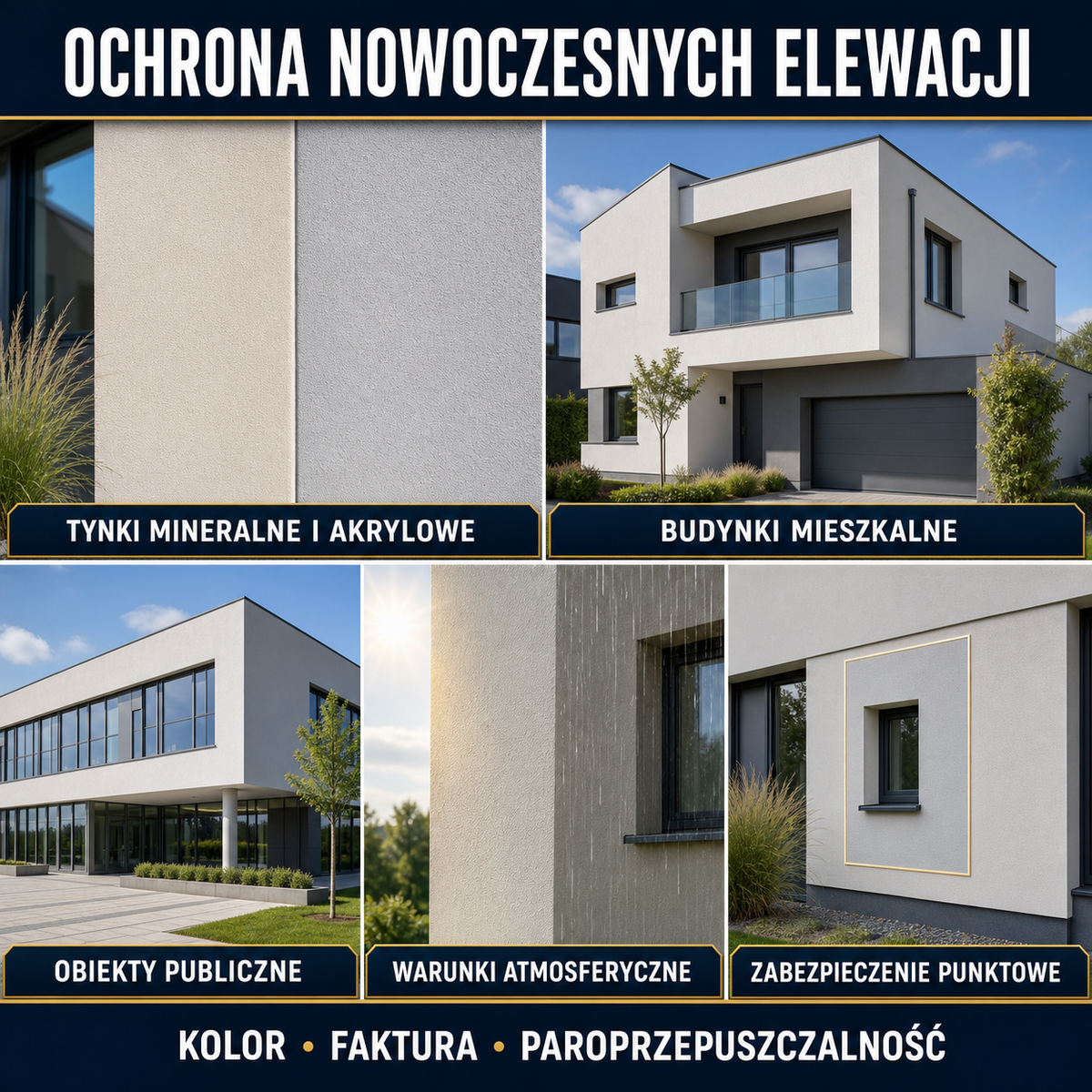 IZOMARK protective coating facade plaster
