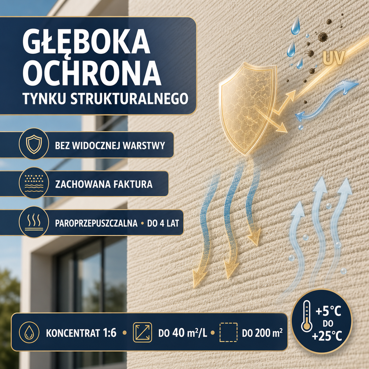 IZOMARK protective coating structural plaster